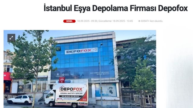 DepoFox İstanbul eşya depolama firması haberi - Haberdosyasi